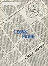 Lyons High School 1980 yearbook cover photo