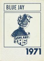 Ashland High School 1971 yearbook cover photo