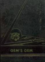 Gem Consolidated School 1959 yearbook cover photo