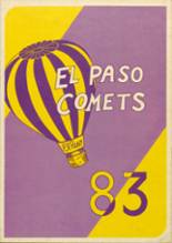 El Paso High School 1983 yearbook cover photo