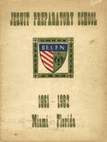 Belen Jesuit Preparatory 1962 yearbook cover photo