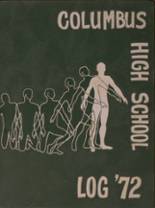 Columbus High School 1972 yearbook cover photo