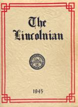 Lincoln Academy 1945 yearbook cover photo