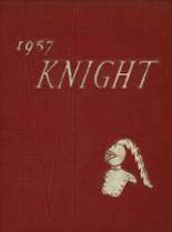 St. Mel High School 1957 yearbook cover photo