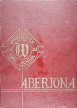 Winchester High School 1952 yearbook cover photo