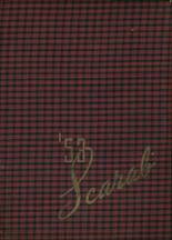 Benton Consolidated High School 1953 yearbook cover photo