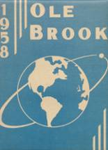 Brookhaven High School 1958 yearbook cover photo
