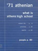 Athens Area High School 1971 yearbook cover photo