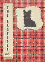 1955 McEwen High School Yearbook from Athena, Oregon cover image