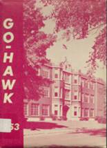 Waverly High School 1953 yearbook cover photo