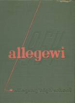Allegany High School 1954 yearbook cover photo
