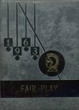 1963 Fair Play High School Yearbook from Westminster, South Carolina cover image