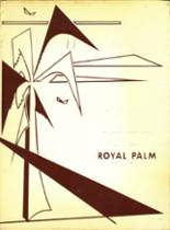 Palm Beach High School 1960 yearbook cover photo