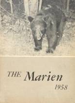 1958 East Forest High School Yearbook from Marienville, Pennsylvania cover image