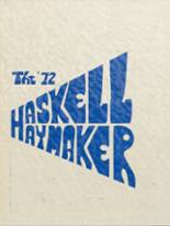 Haskell High School 1972 yearbook cover photo