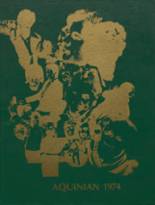 1974 Aquinas High School Yearbook from Augusta, Georgia cover image