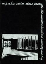 Mt. Pleasant High School 1971 yearbook cover photo