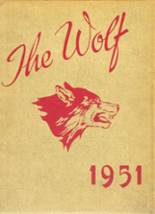 Lebo High School 1951 yearbook cover photo