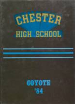 Chester High School 1984 yearbook cover photo