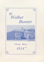 Walker High School 1954 yearbook cover photo