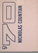 Nicholas High School 1970 yearbook cover photo