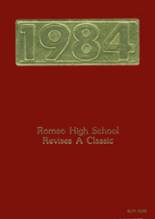 Romeo High School 1984 yearbook cover photo