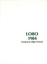 Longview High School 1984 yearbook cover photo