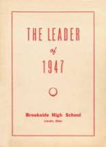 Brookside High School 1947 yearbook cover photo
