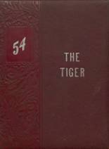 Tidehaven High School 1954 yearbook cover photo
