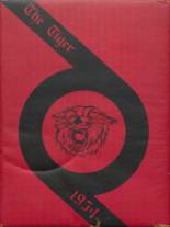 Cleburne County High School 1954 yearbook cover photo