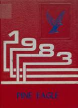 Pine Eagle High School 1983 yearbook cover photo