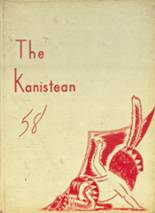 Canisteo High School 1958 yearbook cover photo