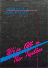 Newport High School 1987 yearbook cover photo