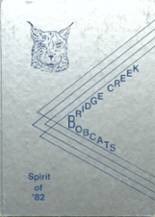 Bridge Creek High School 1982 yearbook cover photo