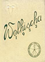 Wellsburg High School 1953 yearbook cover photo