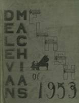 Delevan-Machias Central High School 1953 yearbook cover photo