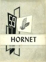 Burns High School 1959 yearbook cover photo