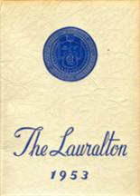 Lauralton Hall/Academy of Our Lady of Mercy 1953 yearbook cover photo