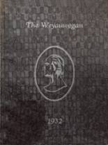 Weyauwega High School 1932 yearbook cover photo