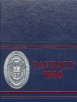 Patapsco High School 1986 yearbook cover photo