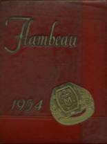Marquette University High School 1954 yearbook cover photo