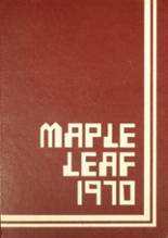 Maple Heights High School 1970 yearbook cover photo