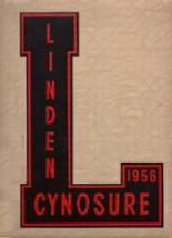 Linden High School 1956 yearbook cover photo