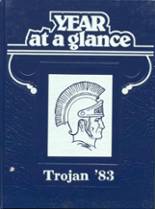 West Central High School 1983 yearbook cover photo