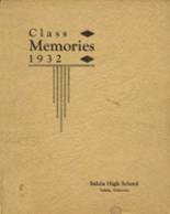 Salida High School 1932 yearbook cover photo