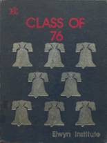 Elwyn Institute 1976 yearbook cover photo