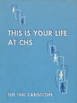 Caro High School 1961 yearbook cover photo