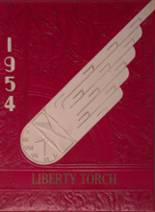 Liberty High School 1954 yearbook cover photo