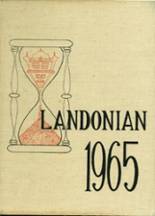 Landon High School 1965 yearbook cover photo