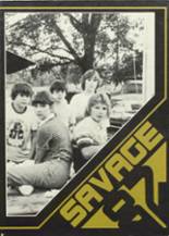 Tecumseh High School 1982 yearbook cover photo